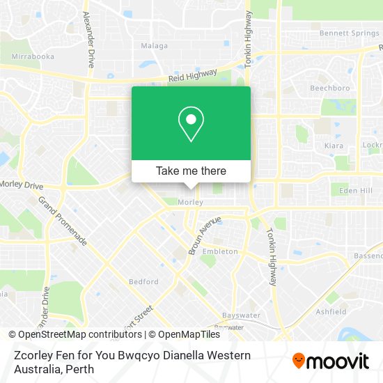 Zcorley Fen for You Bwqcyo Dianella Western Australia map