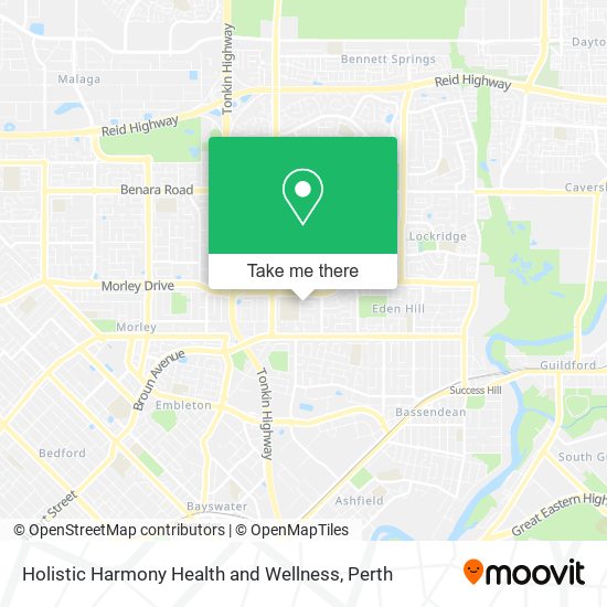 Holistic Harmony Health and Wellness map