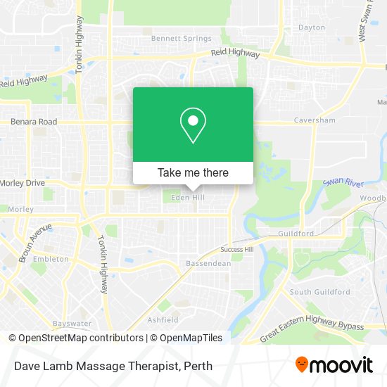 Dave Lamb Massage Therapist map