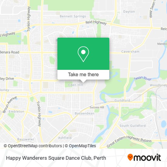 Happy Wanderers Square Dance Club map