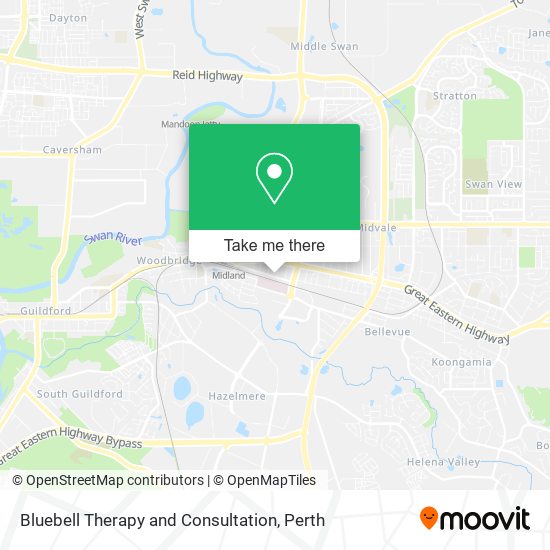 Bluebell Therapy and Consultation map