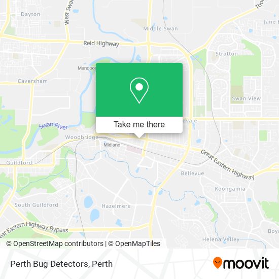 Perth Bug Detectors map