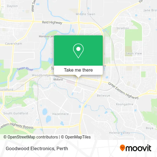 Mapa Goodwood Electronics