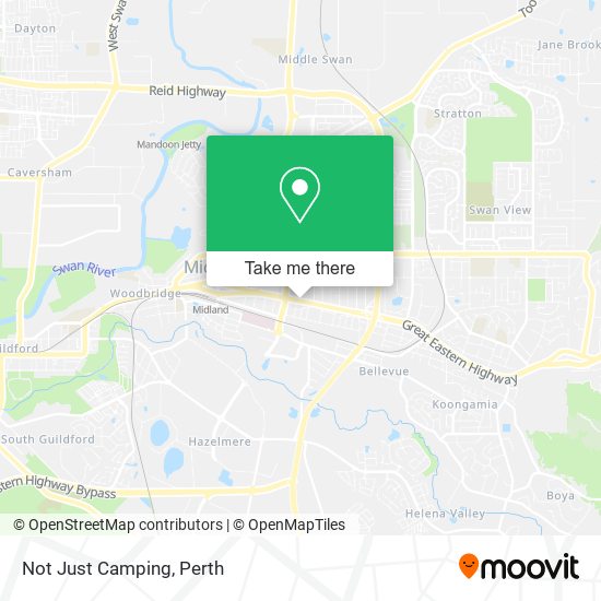 Not Just Camping map