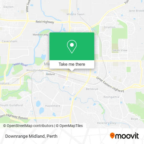 Downrange Midland map