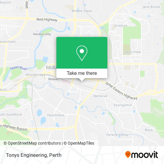 Mapa Tonys Engineering