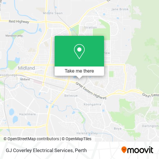 GJ Coverley Electrical Services map