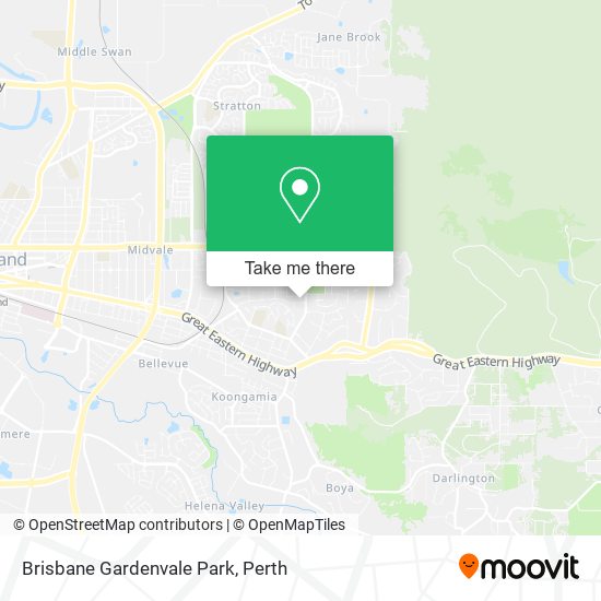 Mapa Brisbane Gardenvale Park