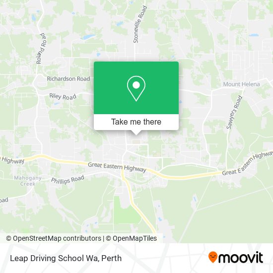 Mapa Leap Driving School Wa