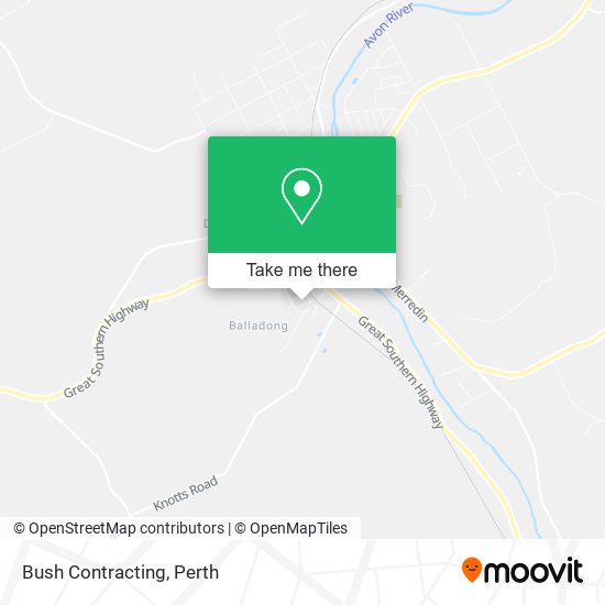 Bush Contracting map
