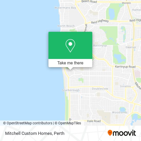 Mitchell Custom Homes map