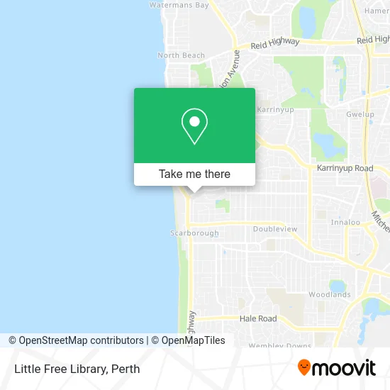 Mapa Little Free Library