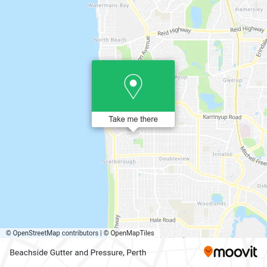 Mapa Beachside Gutter and Pressure