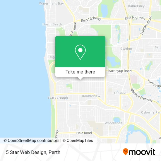 Mapa 5 Star Web Design