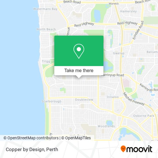 Copper by Design map