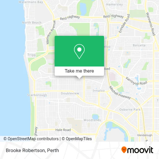 Mapa Brooke Robertson