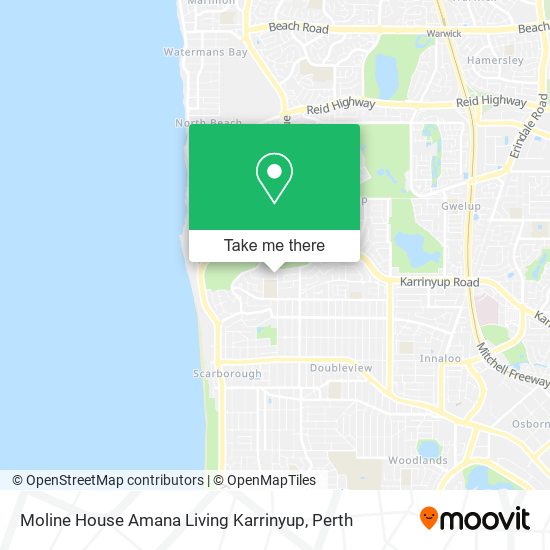 Moline House Amana Living Karrinyup map