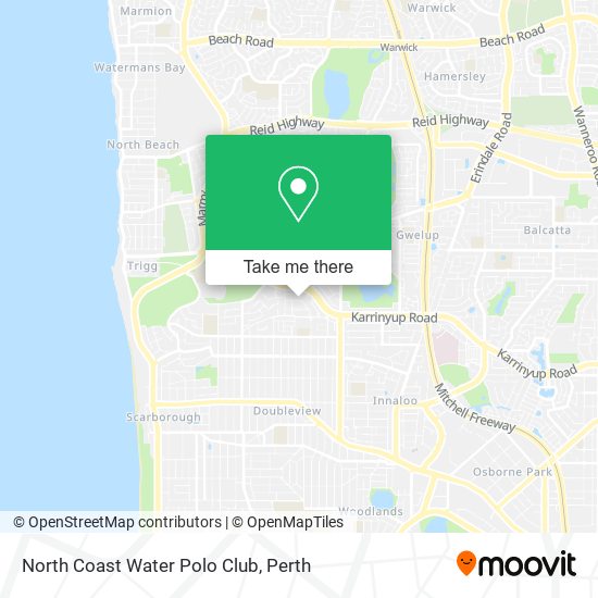North Coast Water Polo Club map