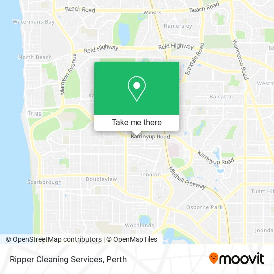 Ripper Cleaning Services map