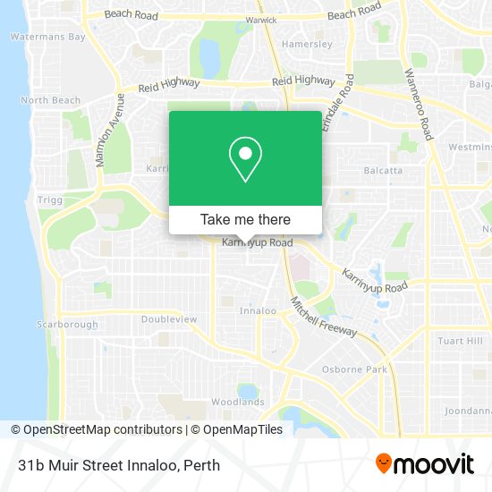 31b Muir Street Innaloo map