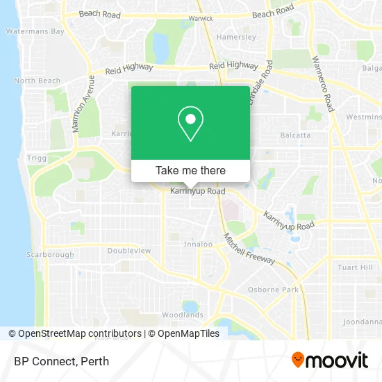 BP Connect map