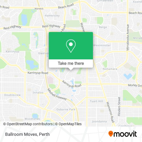 Ballroom Moves map