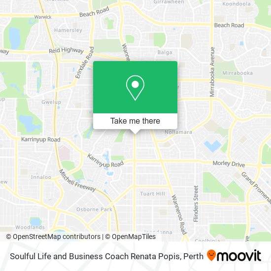 Soulful Life and Business Coach Renata Popis map