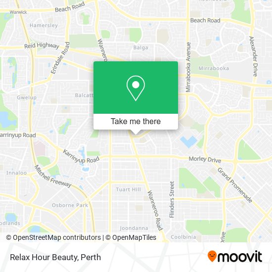 Relax Hour Beauty map