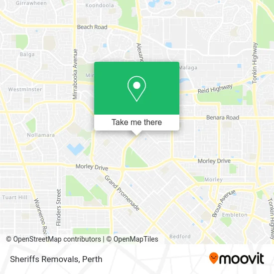 Mapa Sheriffs Removals