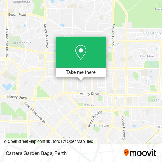 Carters Garden Bags map