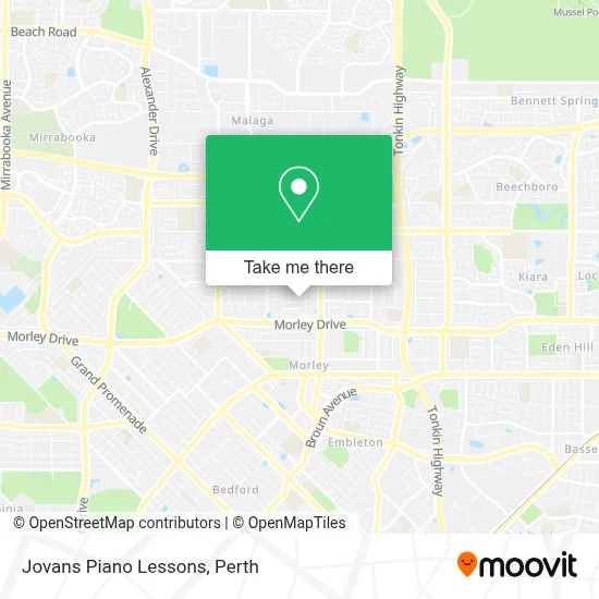 Mapa Jovans Piano Lessons