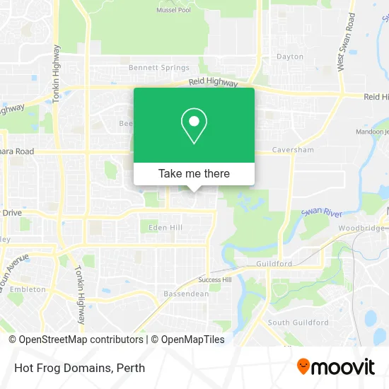 Mapa Hot Frog Domains