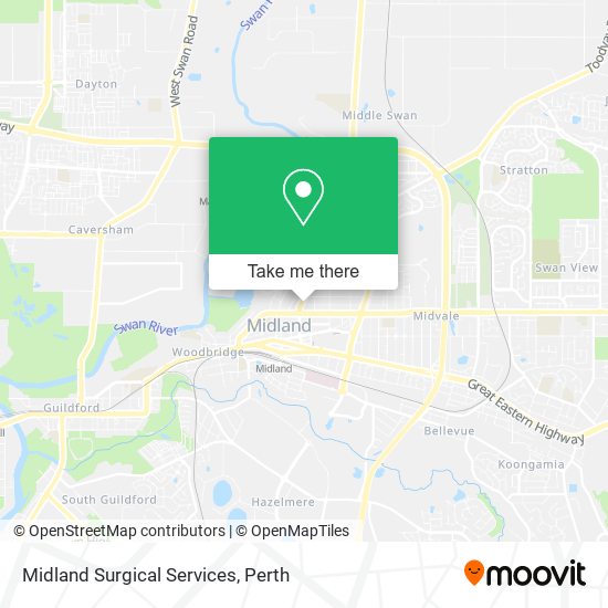 Midland Surgical Services map