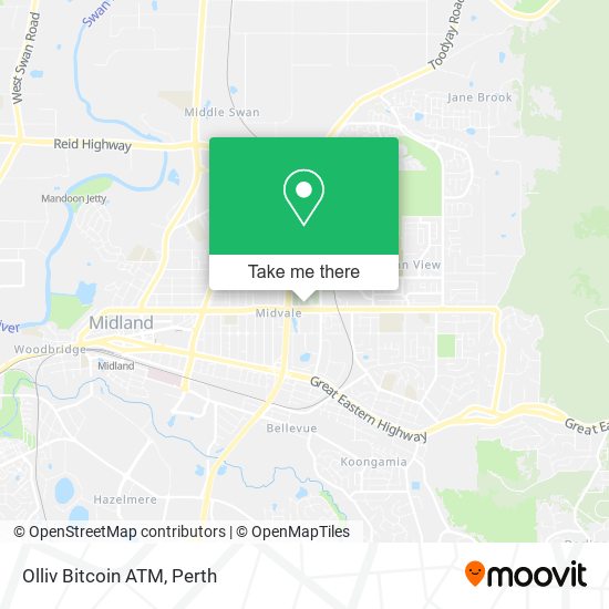 Olliv Bitcoin ATM map