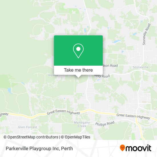 Parkerville Playgroup Inc map