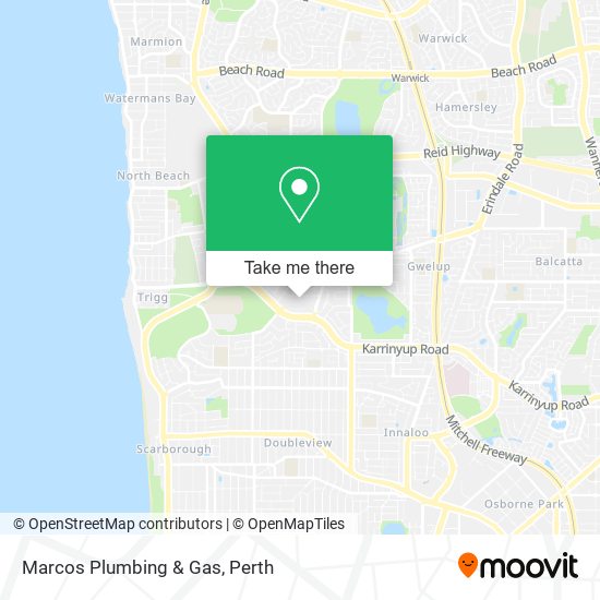 Mapa Marcos Plumbing & Gas