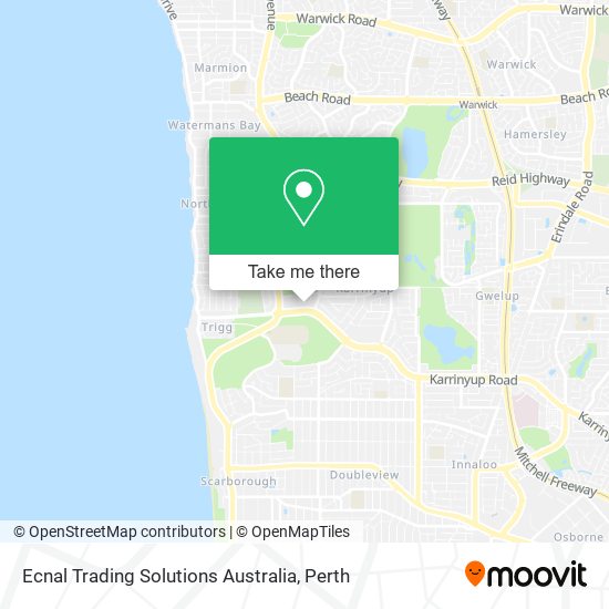 Ecnal Trading Solutions Australia map