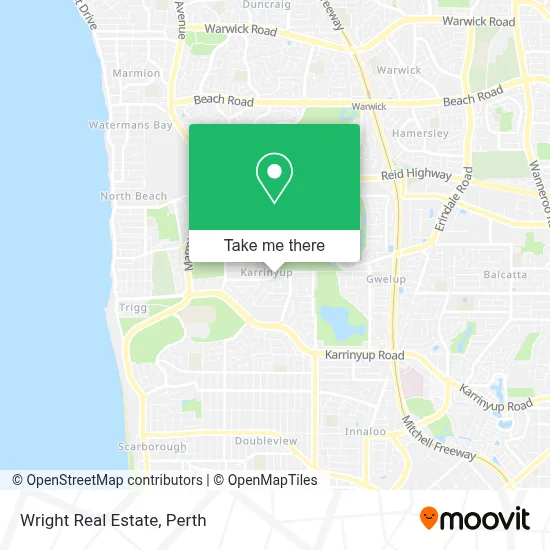 Mapa Wright Real Estate