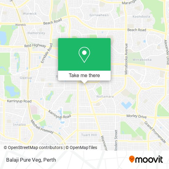 Balaji Pure Veg map