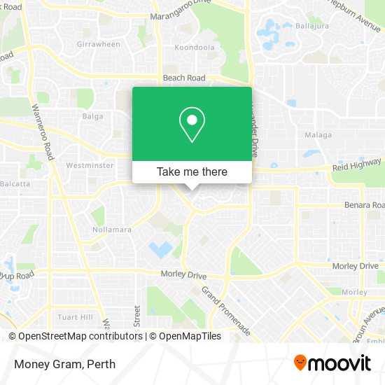 Money Gram map