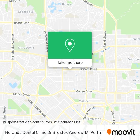 Noranda Dental Clinic Dr Brostek Andrew M map