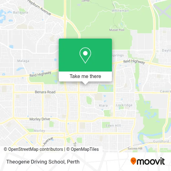 Mapa Theogene Driving School
