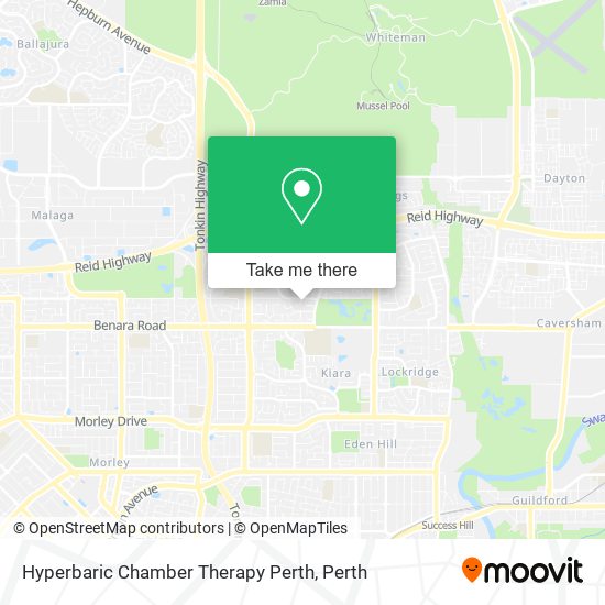 Hyperbaric Chamber Therapy Perth map