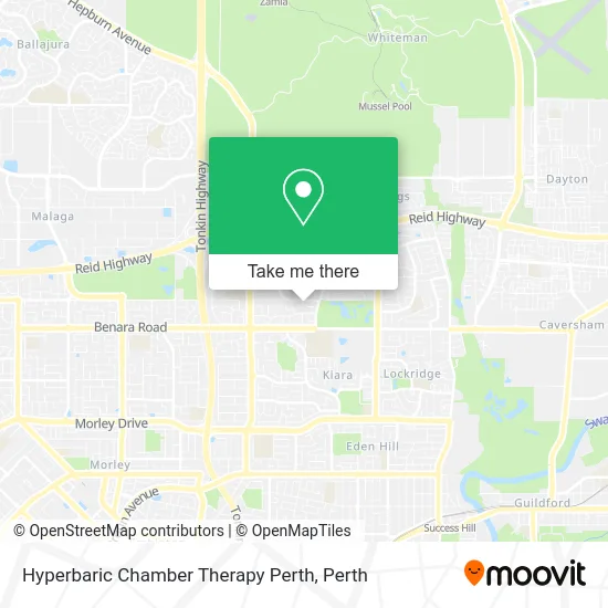 Mapa Hyperbaric Chamber Therapy Perth