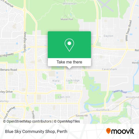 Blue Sky Community Shop map