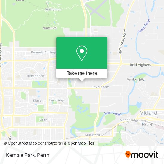 Kemble Park map