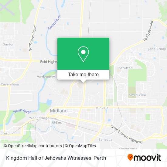 Mapa Kingdom Hall of Jehovahs Witnesses