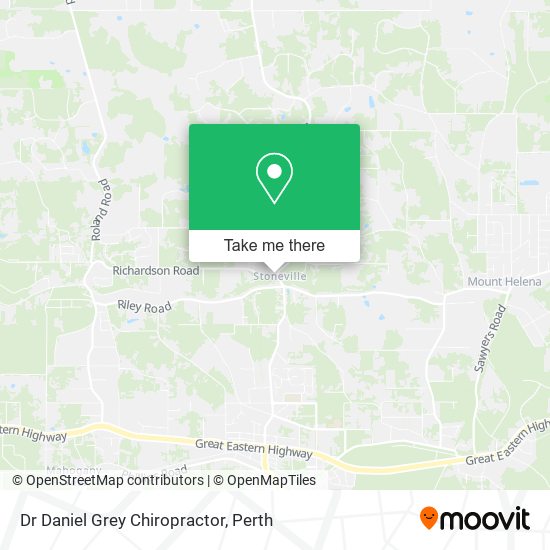 Dr Daniel Grey Chiropractor map