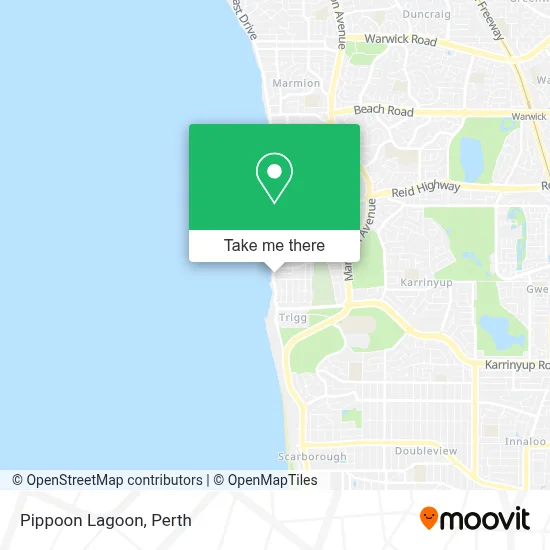Mapa Pippoon Lagoon