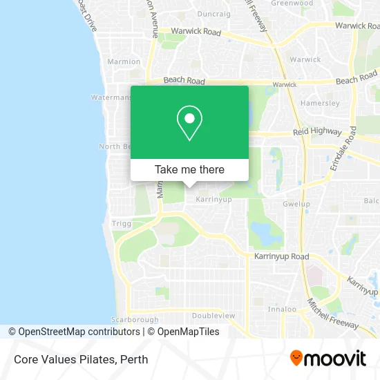 Mapa Core Values Pilates